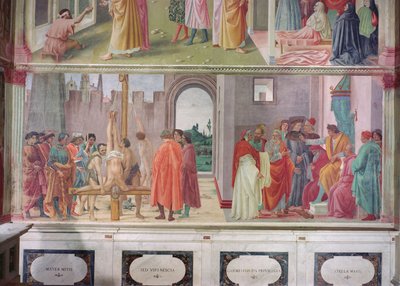 Der Streit mit Simon Mago und die Kreuzigung des heiligen Petrus, ca. 1484-85 von Filippino Lippi